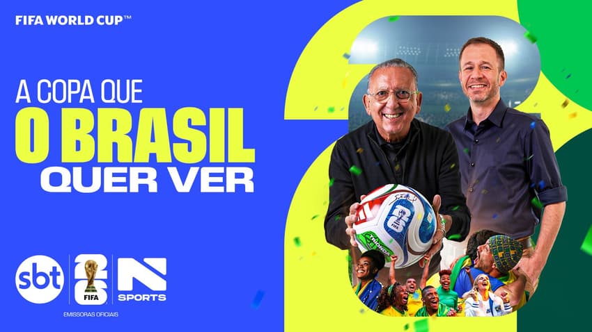 N Sports SBT Copa do Mundo 2026 transmissão