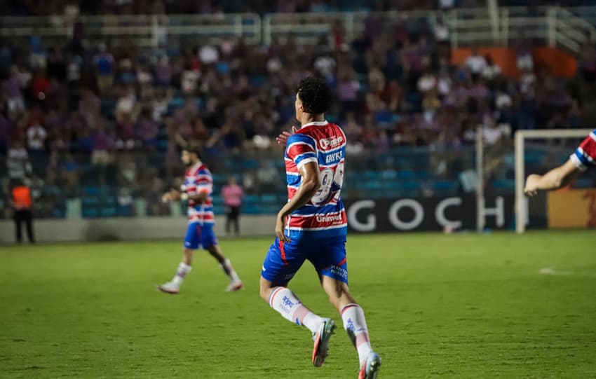 Kayke na partida entre Fortaleza e Quixadá, pelo Campeonato Cearense (Leonardo Moreira/Fortaleza EC)