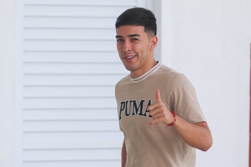 Lezcano na reapresentação do Fluminense para 2026