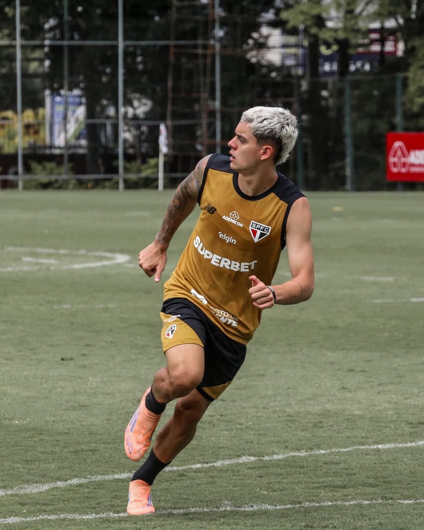 São Paulo encerrou a preparação para enfrentar o São Bernardo (Foto: Fellipe Lucena / São Paulo FC)