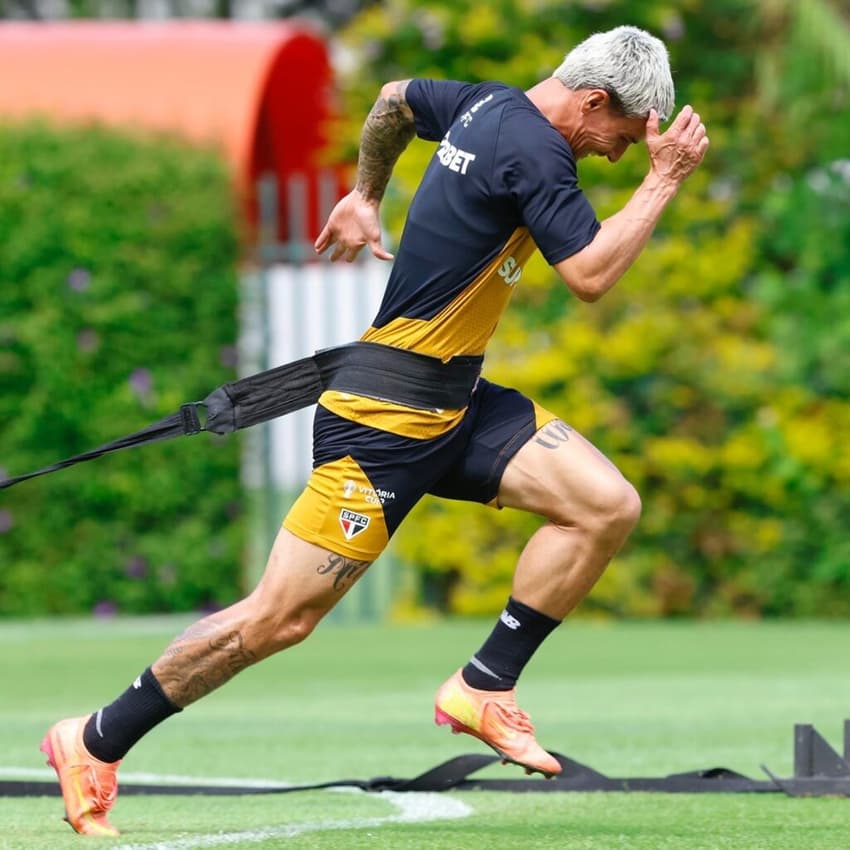 Lucca também está treinando de olho no Campeonato Paulista (Foto: Divulgação/ São Paulo)