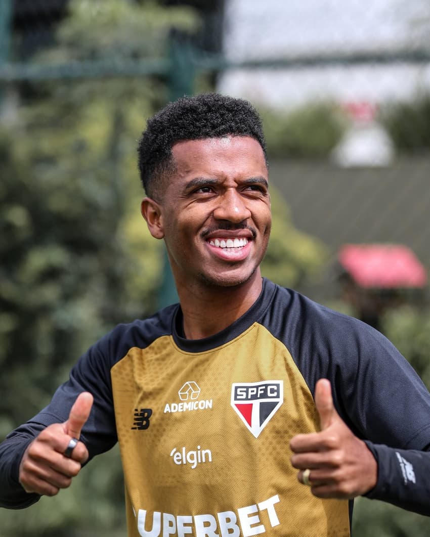 Marcos Antonio evoluiu no treino deste domingo, após a derrota contra o Fluminense (Foto: Erico Leonan / São Paulo FC)