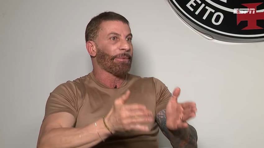 Pedrinho em durante a entrevista com a ESPN