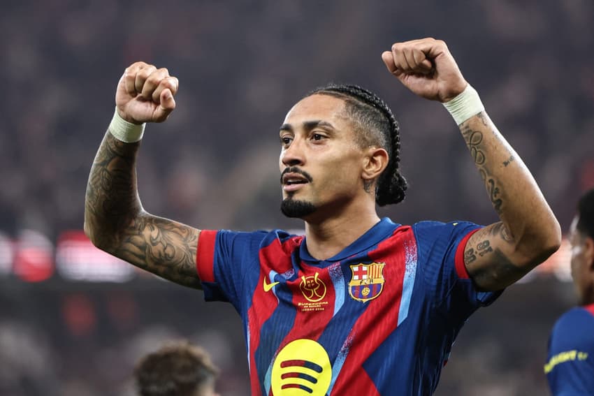 Raphinha - Barcelona x Real Madrid - Supercopa Espanha