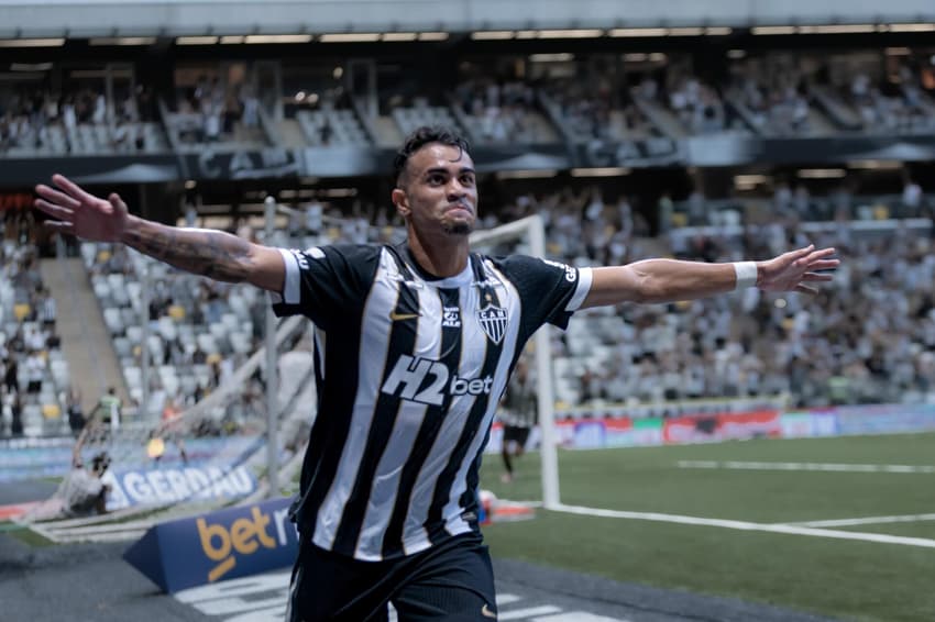 Reinier comemora gol em Atlético-MG x Betim (Foto: Foto: Luan Martins / Agencia F8 (Foto: Luan Martins/AgÃªncia F8/Gazeta Press) Agencia F8/Agencia F8)
