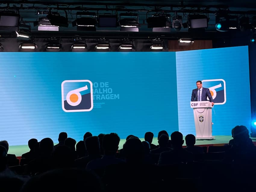 Samir Xaud, presidente da CBF (Foto: Maurício Luz/Lance!)