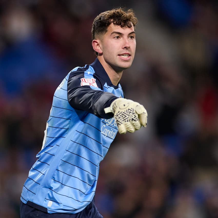 Unai Marrero, goleiro reserva da Real Sociedad, foi herói na Copa do Rei (Foto: Reprodução)