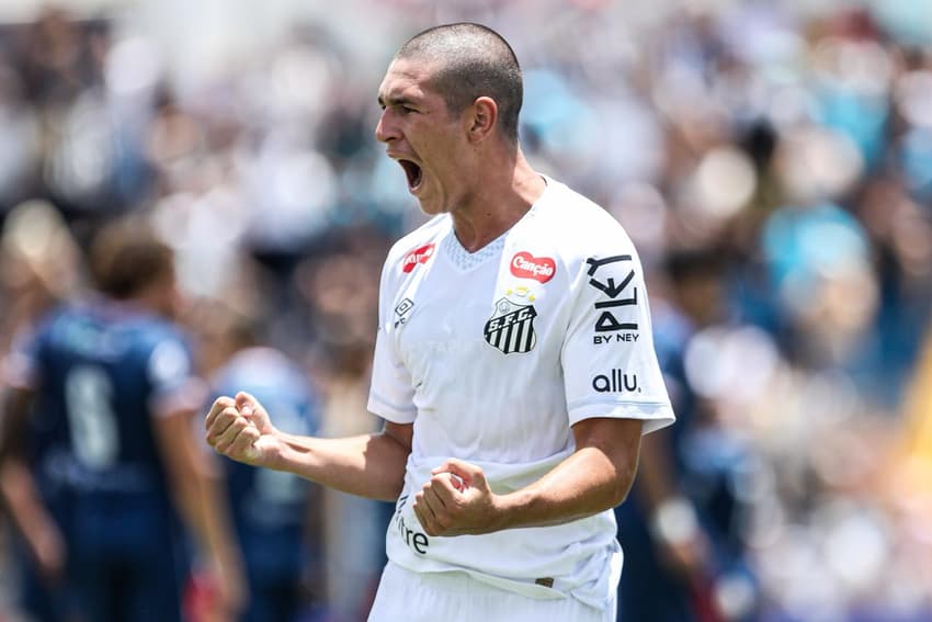 Santos venceu e avançou com 100% de aproveitamento (Foto: Reinaldo Campos/Santos FC)