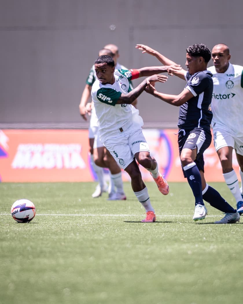 Palmeiras derrotou o Remo neste domingo e avançou ao mata-mata da Copinha (Foto: Guilherme Veiga/Palmeiras)