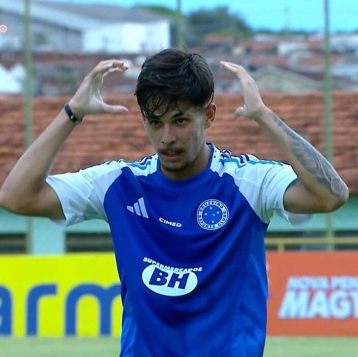 Gustavo Zago, jogador do Cruzeiro (Foto: Reprodução CazeTV)