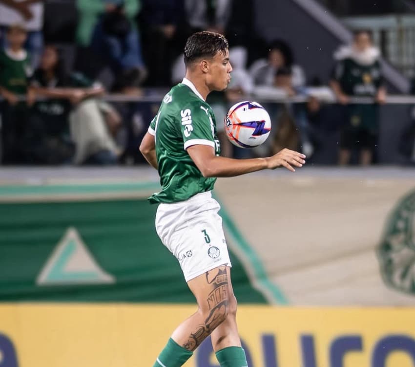 Robson, zagueiro do Palmeiras, deixou o gramado da Arena Barueri durante duelo contra o Ibrachina (Foto: Reprodução/Palmeiras)