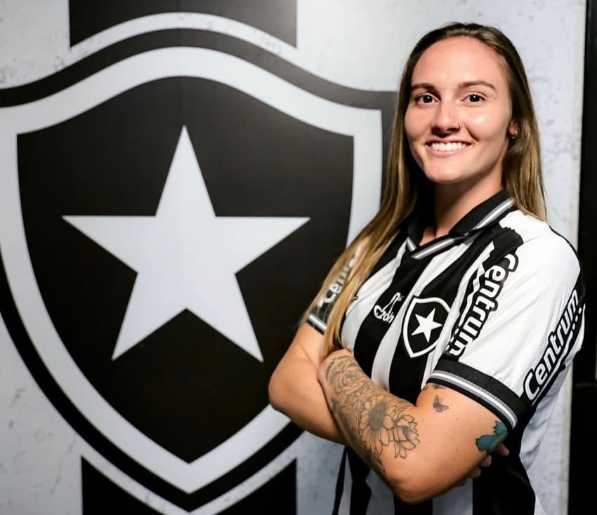 Yasmin Cosmann, zagueira do Botafogo. (Foto: Artur Barreto/Botafogo)