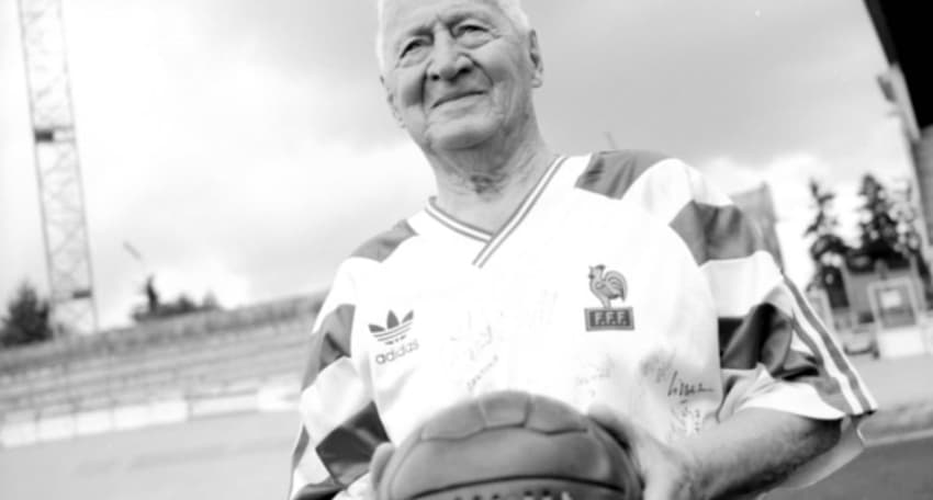 Lucien Laurent, autor do primeiro gol da história das Copas (Foto: Divulgação/Fifa)