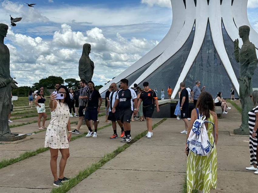 Torcedores do Corinthians em Brasília