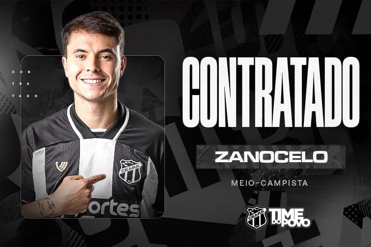 Vinicius Zanocelo, meio-campista do Ceará (Foto: divulgação/Ceará SC)