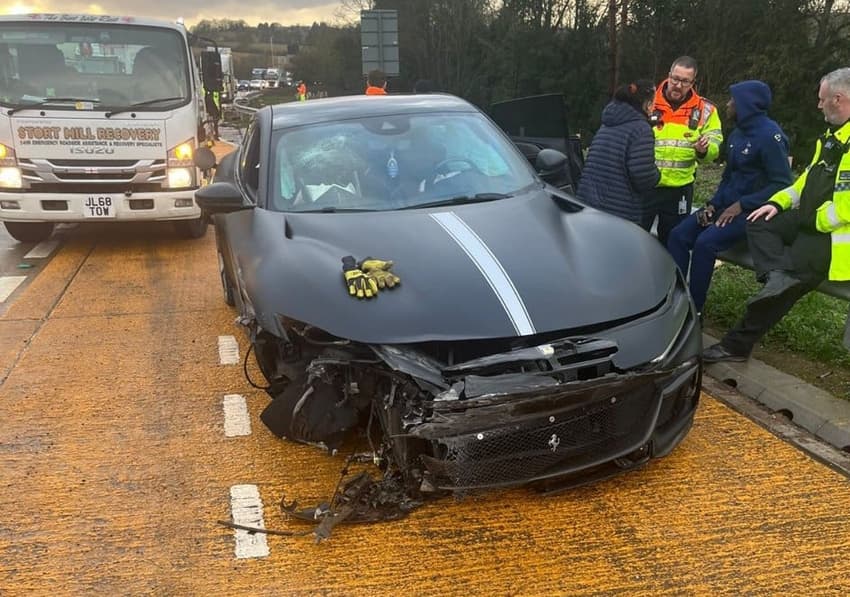 Acidente envolvendo jogadores do Tottenham - Champions League