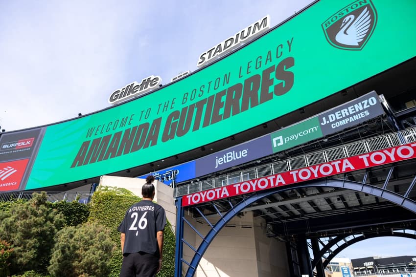Amanda Gutierres foi apresentada ao Boston Legacy. (Foto: Boston Legacy/Divulgação)