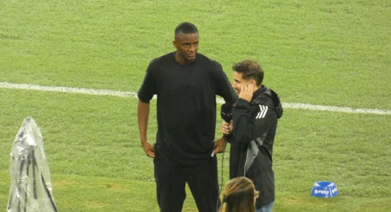 Andrew, do Flamengo, no Maracanã (Foto: Lucas Bayer/Lance!)