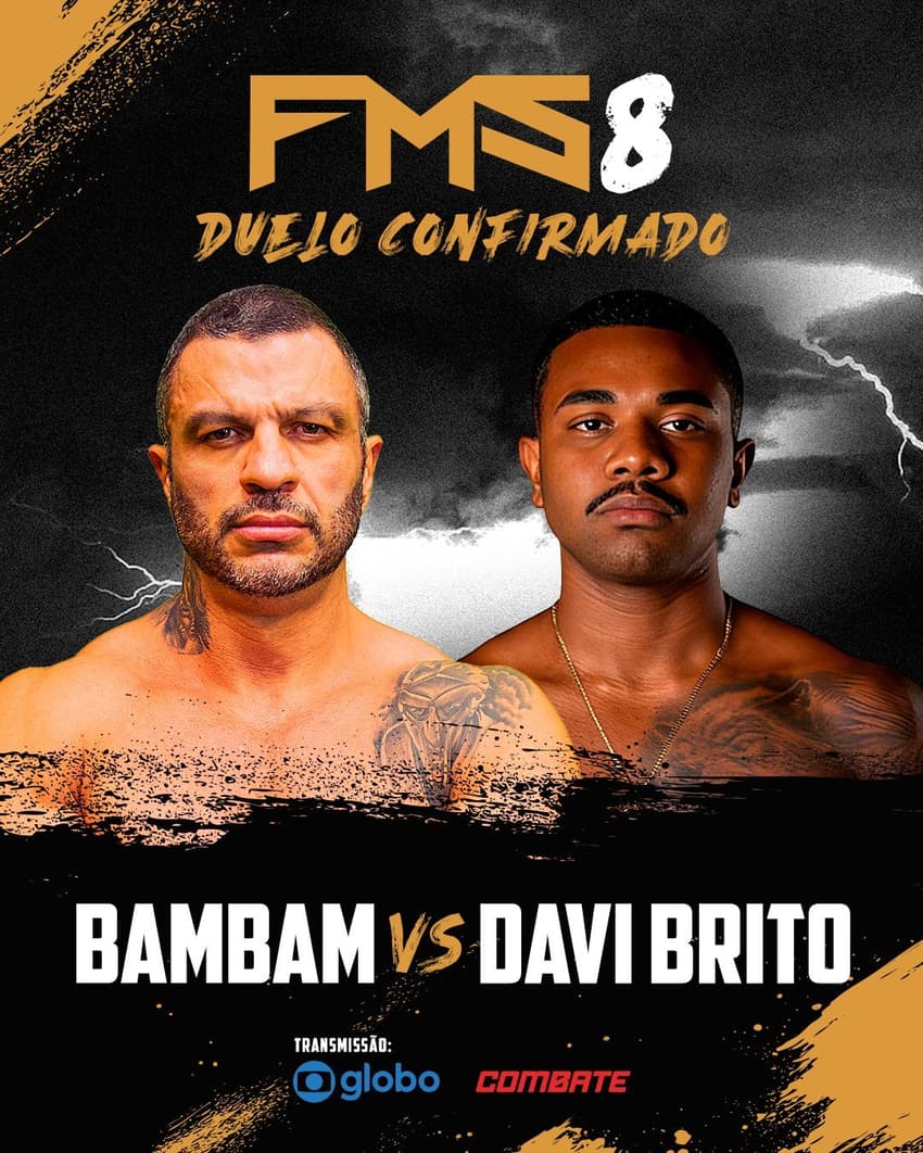 Kleber Bambam e Davi Brito se enfrentarão no Fight Music Show (Foto: Reprodução/ X)