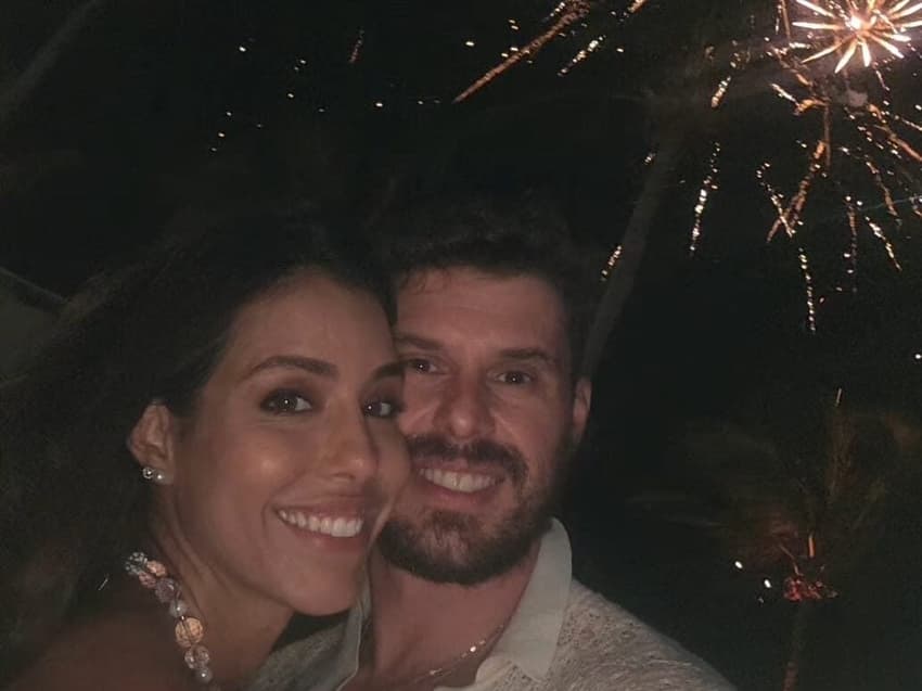 Bruninho e namorada comemoram Ano Novo (Foto: Reprodução/Instagram)