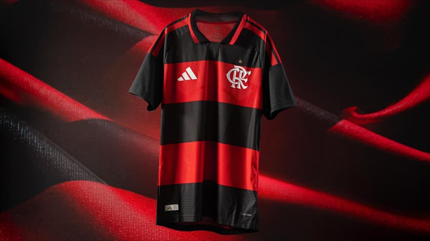 Flamengo lança nova camisa para a temporada 2026 (Foto: Divulgação/Adidas/Flamengo)
