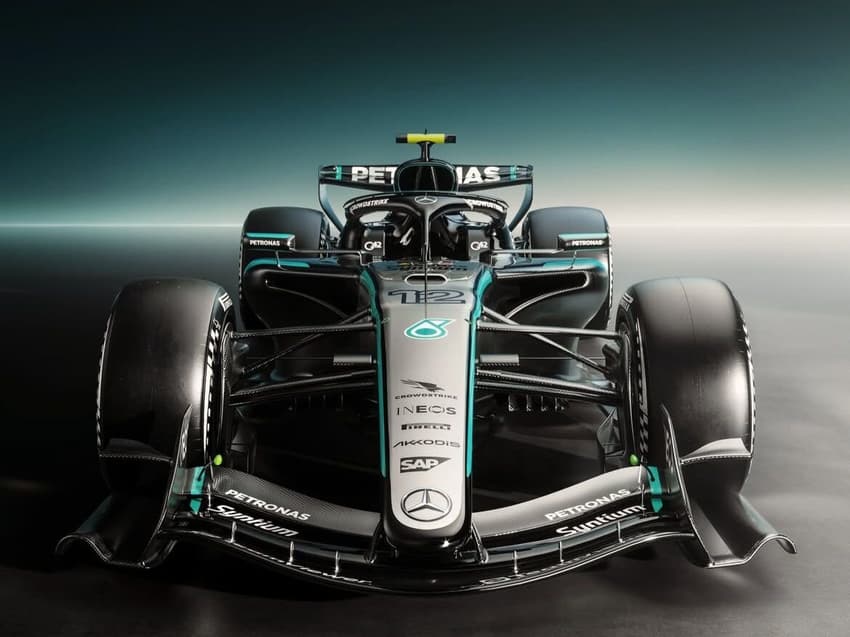 Novo carro da Mercedes para temporada 2026 da F1 (Foto: Reprodução)