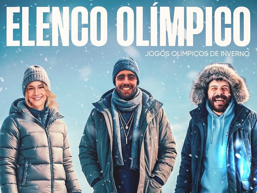 Trio de cobertura da Cazé TV para as OIimpíadas de Inverno (Foto: Divulgação)