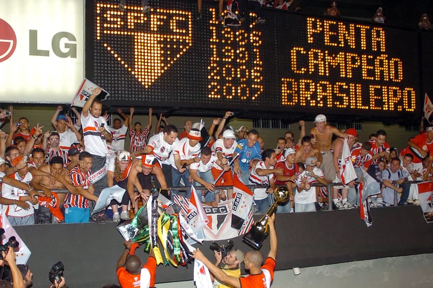São Paulo foi campeão brasileiro em 2007 (Foto: Rubens Chiri/SPFC)