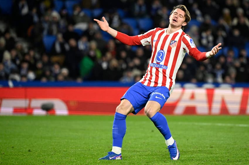 Conor Gallagher em ação pelo Atlético de Madrid (Foto: ANDER GILLENEA / AFP)