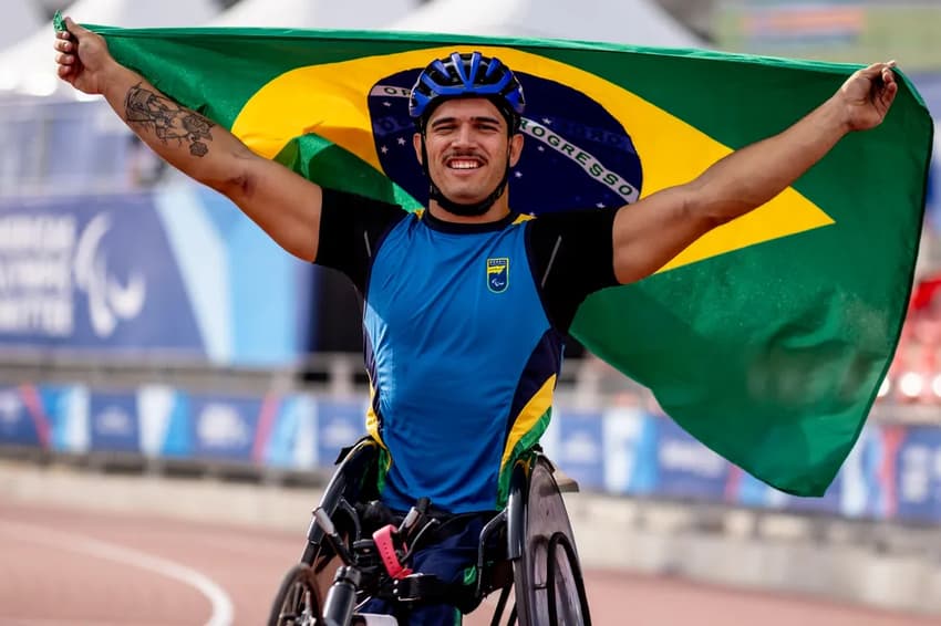 Cristian Ribera durante os Jogos Parapan-Americanos de Santiago, em 2023