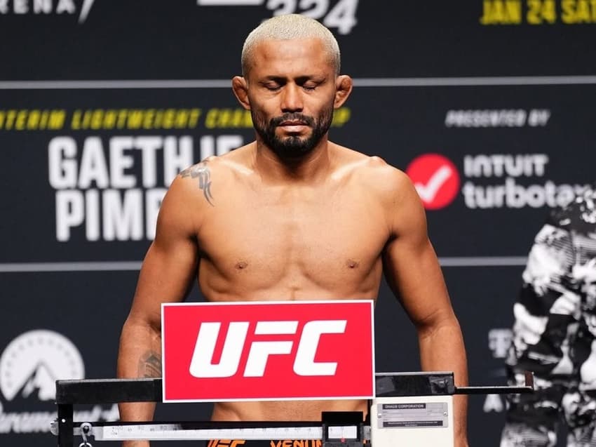 Deiveson Figueiredo em pesagem do UFC 324 (Foto: Reprodução/Instagram/UFC Brasil)