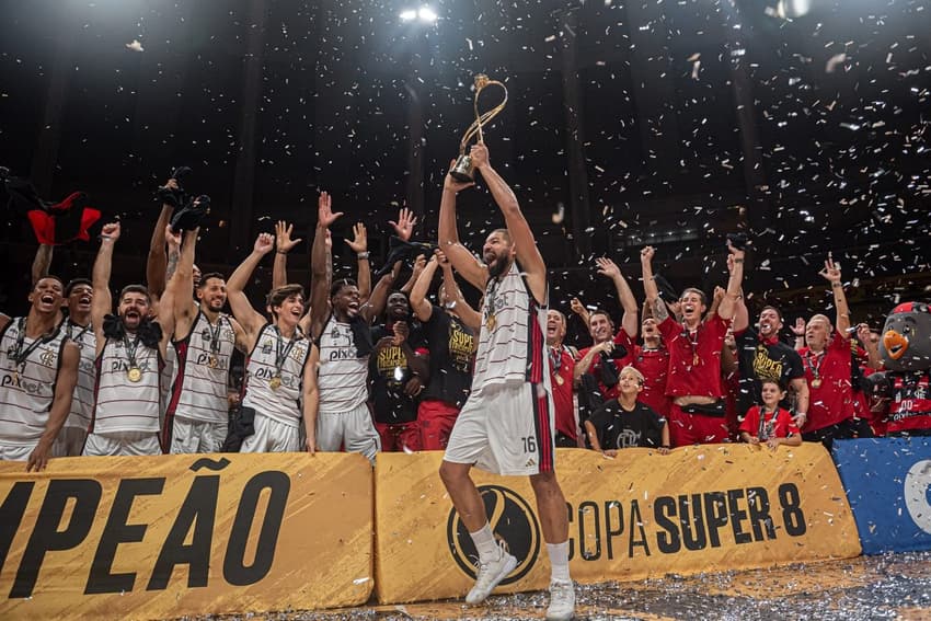 Flamengo, campeão da Copa Super 8 em 2024 (Foto: Paula Reis/ Flamengo)