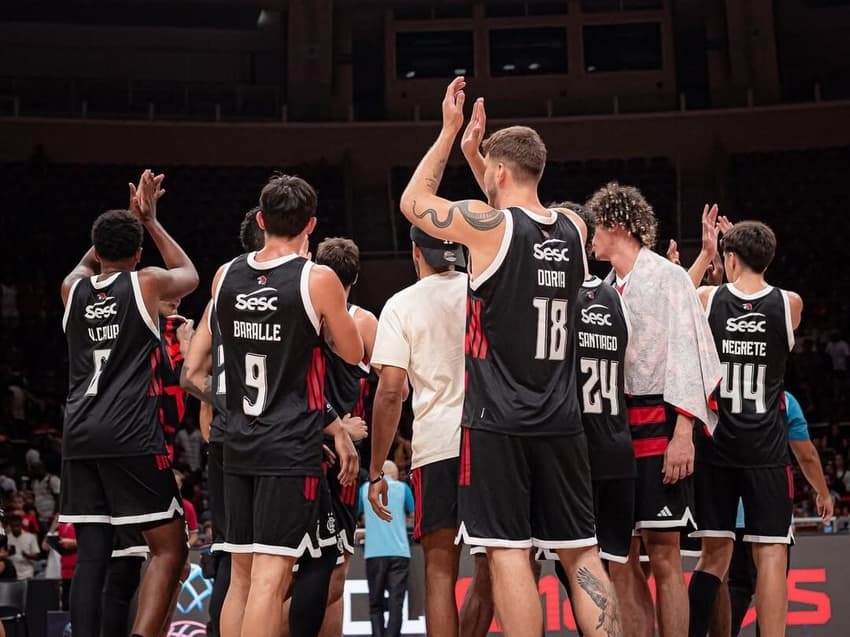 Flamengo após derrota para Nacional na BCLA (Foto: Paula Reis/Flamengo)