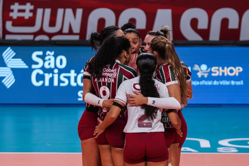 Fluminense caiu nas quartas da Copa Brasil de vôlei