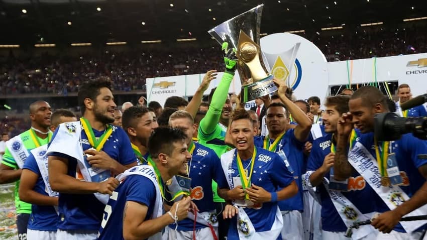 Cruzeiro campeão brasileiro em 2014 (Foto: Divulgação Cruzeiro)