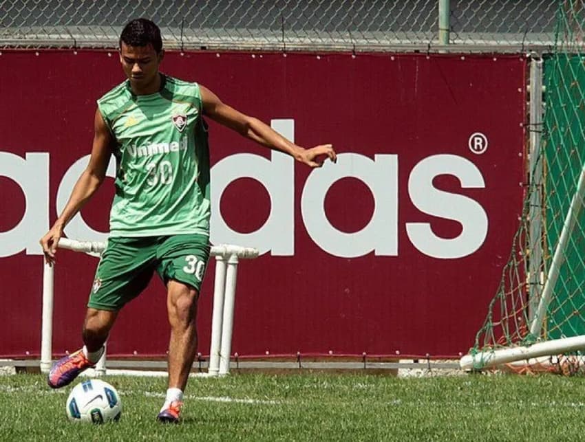 Rodrigo Lindoso nos tempos de Fluminense (Foto: Divulgação)