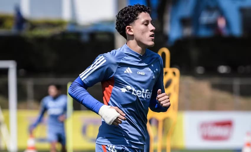 Felipe Morais, do Cruzeiro (Foto: Gustavo Aleixo/Cruzeiro)