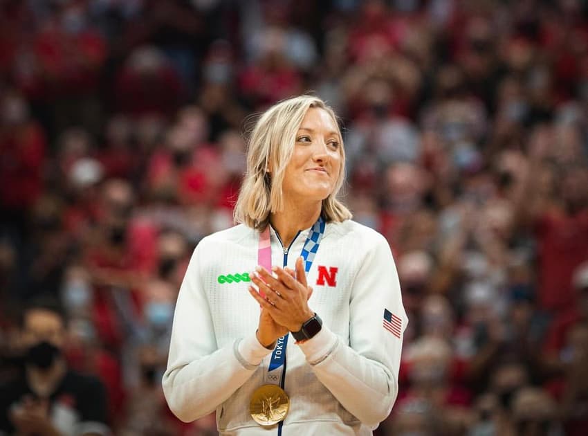 Jordan Larson foi MVP dos Jogos Olímpicos de Tóquio 2020 (Foto: Reprodução)