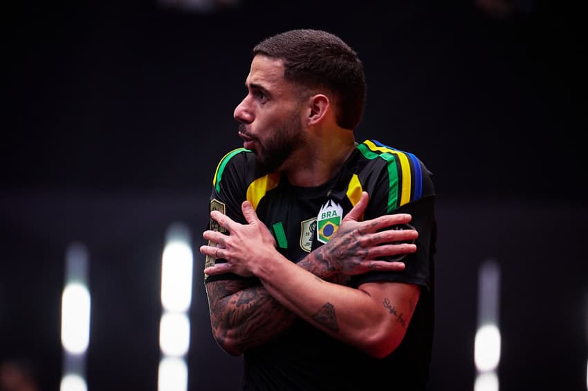 Kelvin Oliveira, jogador do Brasil, na Kings World Cup (Foto: Reprodução)