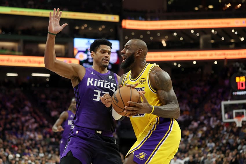 Sacramento Kings vence Los Angeles Lakers na NBA (Foto: EZRA SHAW / GETTY IMAGES NORTH AMERICA / Getty Images via AFP)