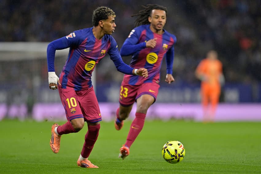 Lamine Yamal em Espanyol x Barcelona (Foto: Manaure Quintero/ AFP)