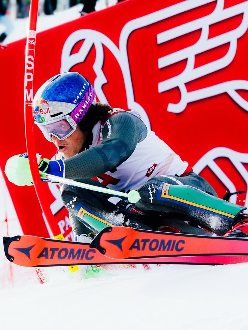 Lucas Pinheiro Braathen está na vice-liderança do ranking do slalom