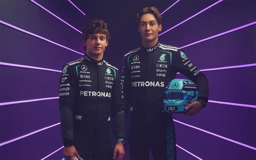 Mercedes F1 fecha patrocínio de banco digital brasileiro (Foto: Divulgação / Mercedes)