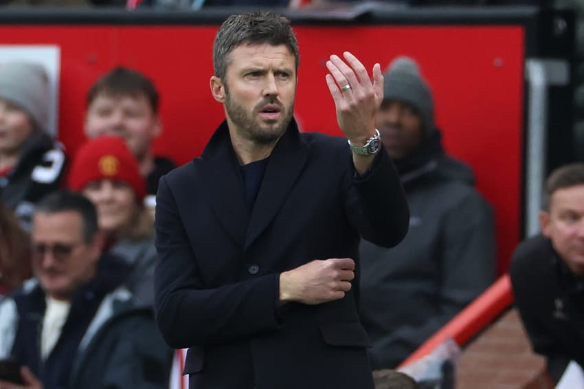 Michael Carrick é o treinador do Manchester United (Foto: Darren Staples / AFP)