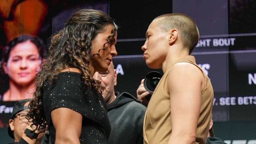 Natália Silva enfrenta Namajunas no UFC 324 (Foto: Reprodução Twitter ufc)