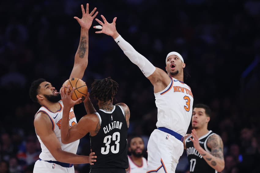 Knicks vence Nets na NBA (Foto: Sarah Stier / GETTY IMAGES NORTH AMERICA / Getty Images via AFP)