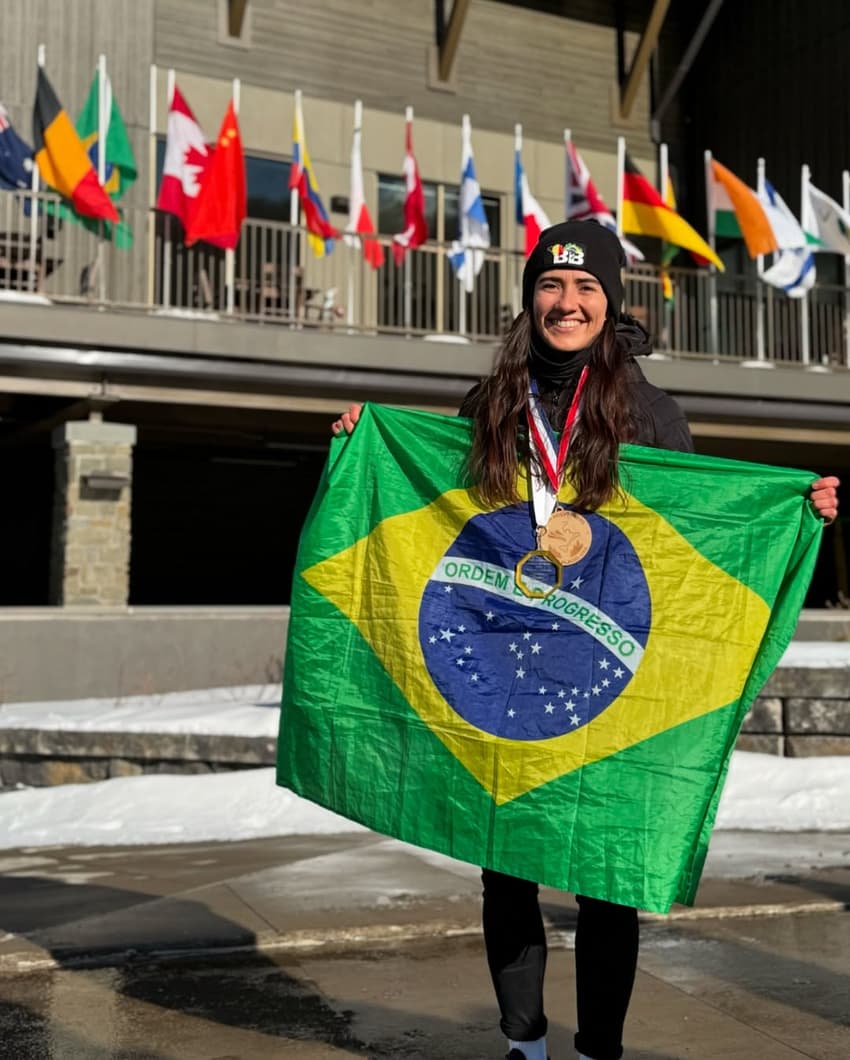 Nicole Silveira é a principal atleta brasileira de skeleton
