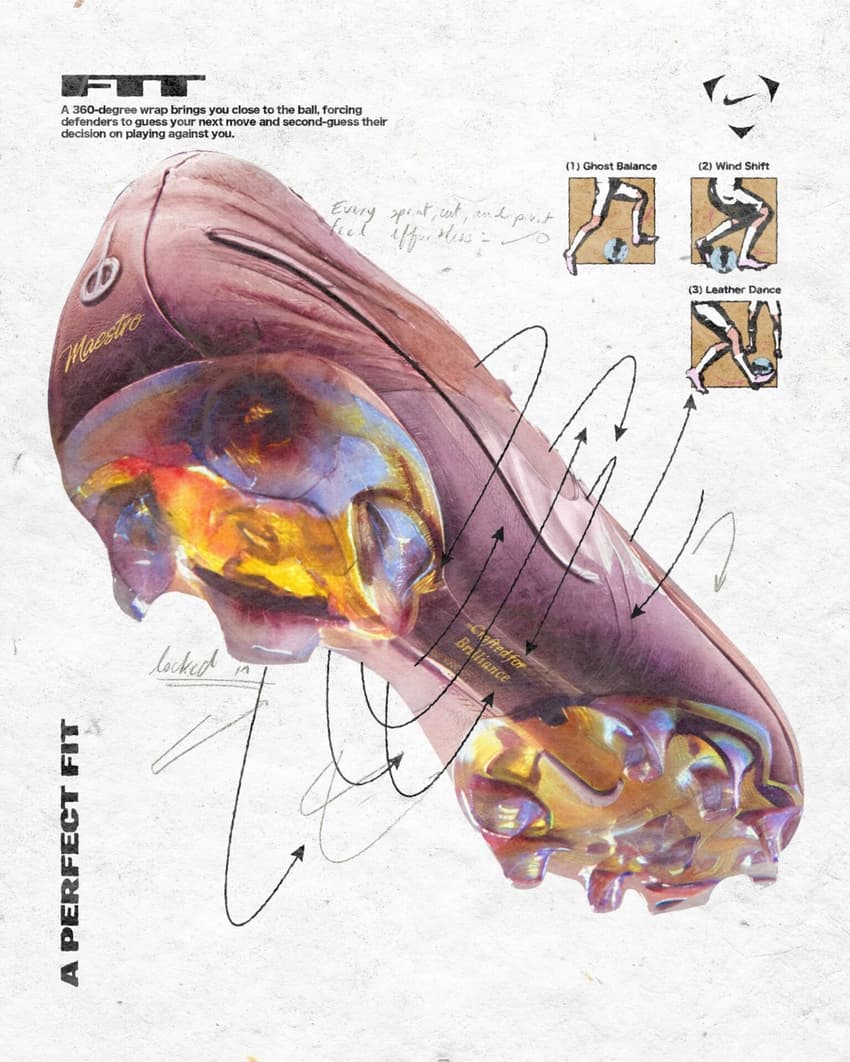 Chuteira Nike Tiempo Maestro. (Foto: Nike/Divulgação)