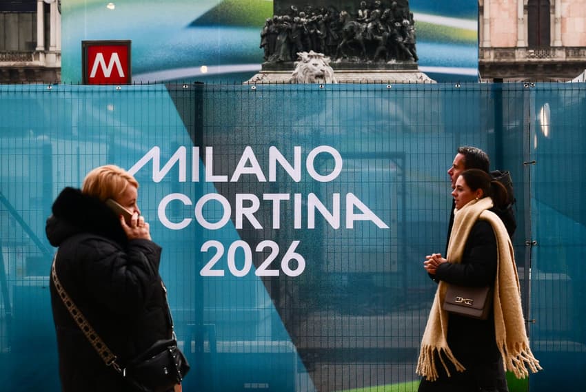 Olimpíadas de Inverno 2026 acontecerá em Milão-Cortina (Foto: Stefano RELLANDINI / AFP)