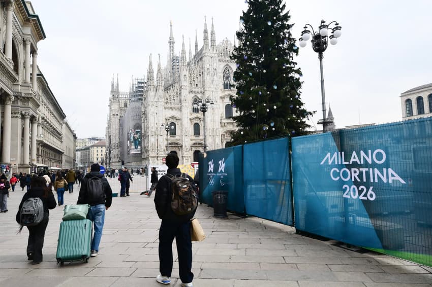 Olimpíadas de Inverno 2026 acontecerá em Milão-Cortina (Foto: Stefano RELLANDINI / AFP)